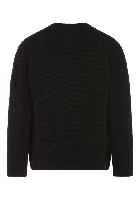 maglione girocollo uomo nero C.P. COMPANY | 19CMKN023A-005558G999